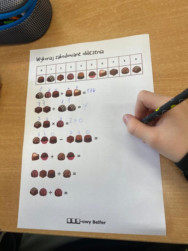 Na zdjęciu logiczne zadanie